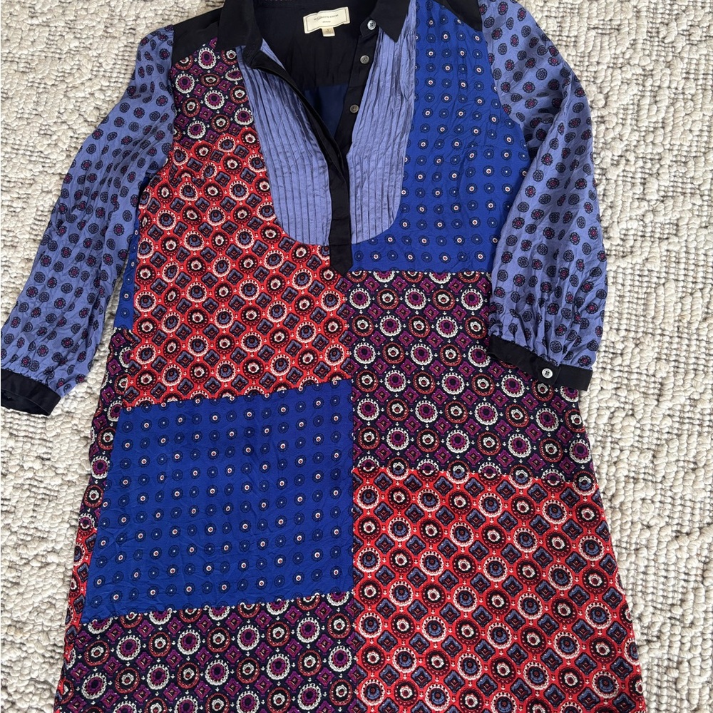Colorful Patchwork mini Dress